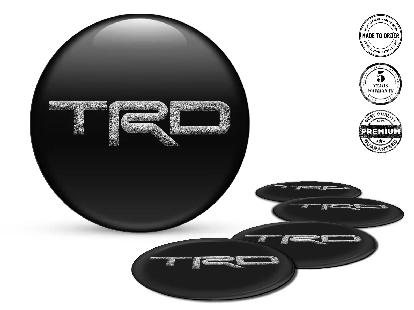 Toyota TRD Pegatinas Aro Pro Grilla Empuje Temporal